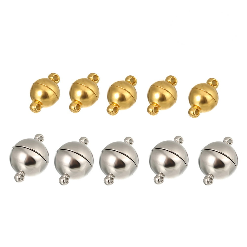 4~ 10Sets Platinum/Golden/Silver/Mixed Color Brass Magnetic Clasps