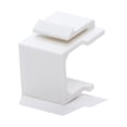 thumbnail image 1 of 10pcs Snap-in Keystone Blank Insert for Wall Plate White, 1 of 3