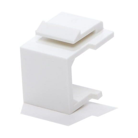 10pcs Snap-in Keystone Blank Insert for Wall Plate White