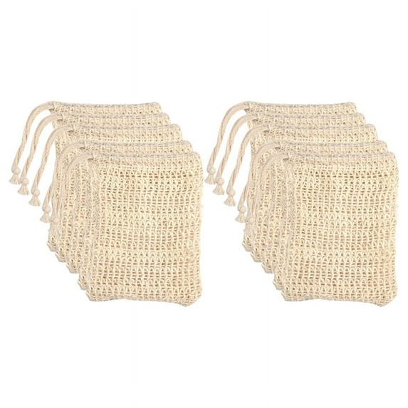 WINDLAND 10pcs Soap Bag Foam Maker Net Bags with Drawstring Foaming Easy Bubble Holder
