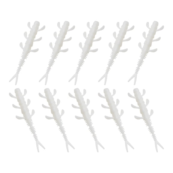 10pcs Soft Baits for Trout Swimbaits Fishing Lures Split Tail Lures Fishing Tackle Artificial Baits