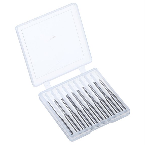 10pcs Solid CNC Carbide Cutter 2 Flute Router Bit Straight Router Bits Solid Carbide Flute Cutters Milling Cutter Tools