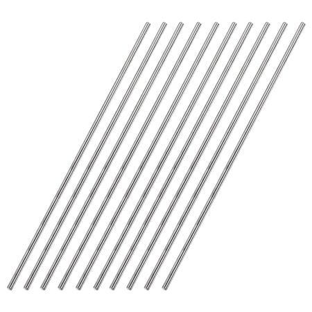 10pcs Solid Round Rod 304 Stainless Steel 3mm x 300mm for RC DIY Craft