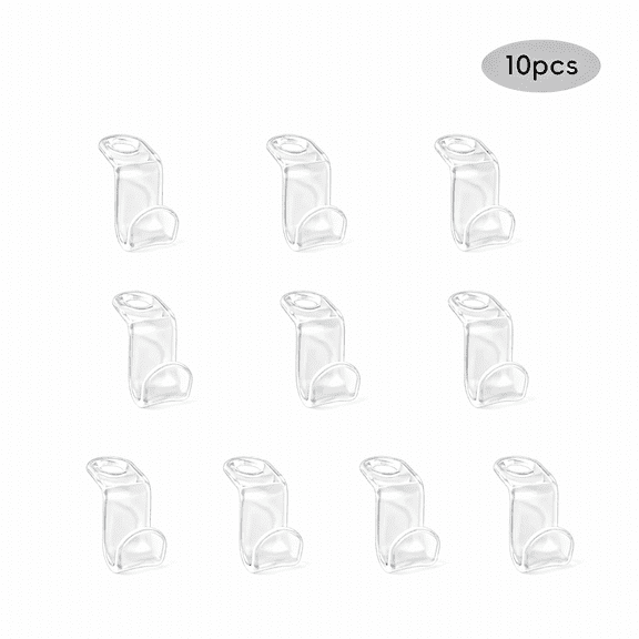 10pcs Space Saving Hanger Hooks Clothes Connector Hooks Plastic Closet Organizers for Plastic Hangers
