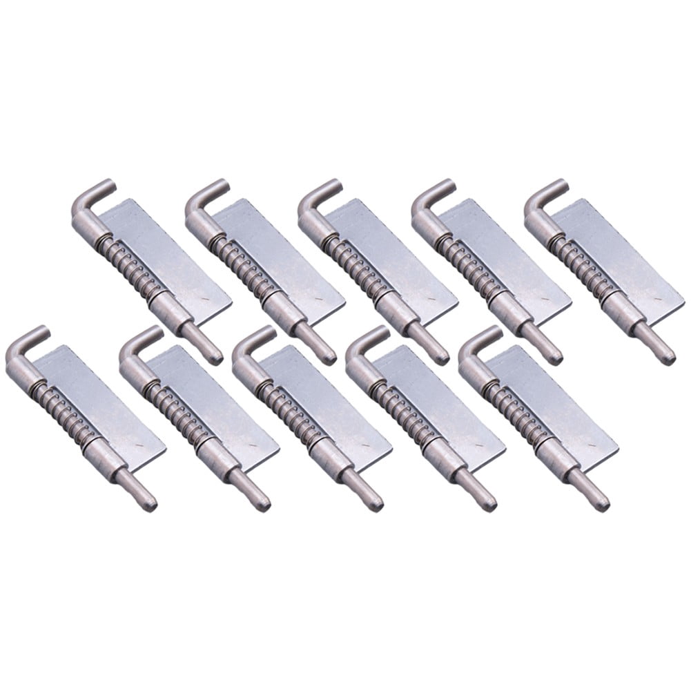 10pcs Spring Latch Spring Loaded Bolt Plunger Spring Loaded for Garage