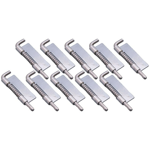10pcs Spring Latch Spring Loaded Bolt Plunger Spring Loaded for Garage