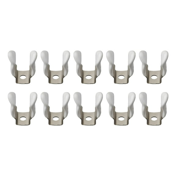 10pcs Spring Terry Clips Clamp Pipes 10/12/16/19/25/28mm Bases Tool Clips Heavy Duty Pipes Clamps Holders Tubes Fixing Clips