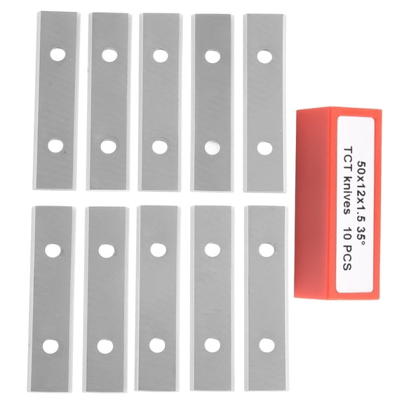10pcs Square 50x 12 X1.5mm Carbide Inserts Cutter Blades Paint Scraper Blades Hand Tools Power Tools Accessories