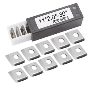 10pcs Square Carbide Inserts 11x11x2mm for Spiral/Helical Planer Cutter Head