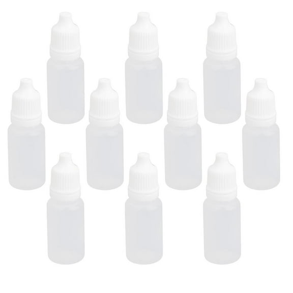10pcs Squeezable Dropper Bottle For Eye Drops Lab 10ml