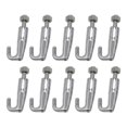 thumbnail image 1 of 10pcs Stainless Steel Picture Hooks Self-gripping Hook System Photo Hangers, 1 of 10