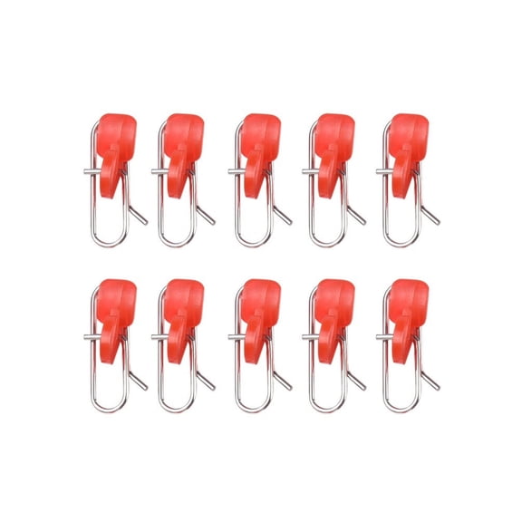 10pcs Stainless Steel Sea fishing bait clip hookBait release clip