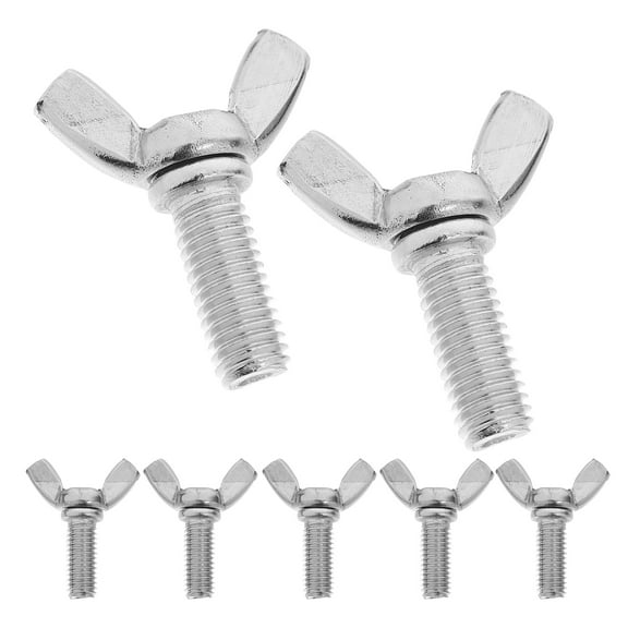 10pcs Replacement Wing Bolts M8x20 Stainless Steel Butterfly Thumb Screws for Easy Manual Operation Furniture and Machinery