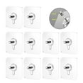 thumbnail image 1 of 10pcs Strong Adhesive Nails Wall Poster Seamless Wall Hook Waterproof Durab, 1 of 7
