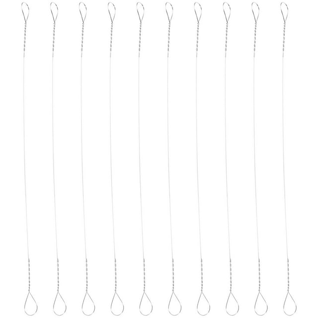 10pcs Sturdy Cheese Slicer Wire Stainless Steel Cheese Cutter Wire