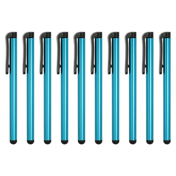 10pcs Stylus Pens for Screens Capacitive Stylus Pencil for All Capacitive Screen Device Light Blue