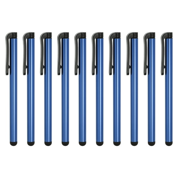 10pcs Stylus Pens for Screens Universal Capacitive Stylus Pencil for All Capacitive Screen Device Navy Blue