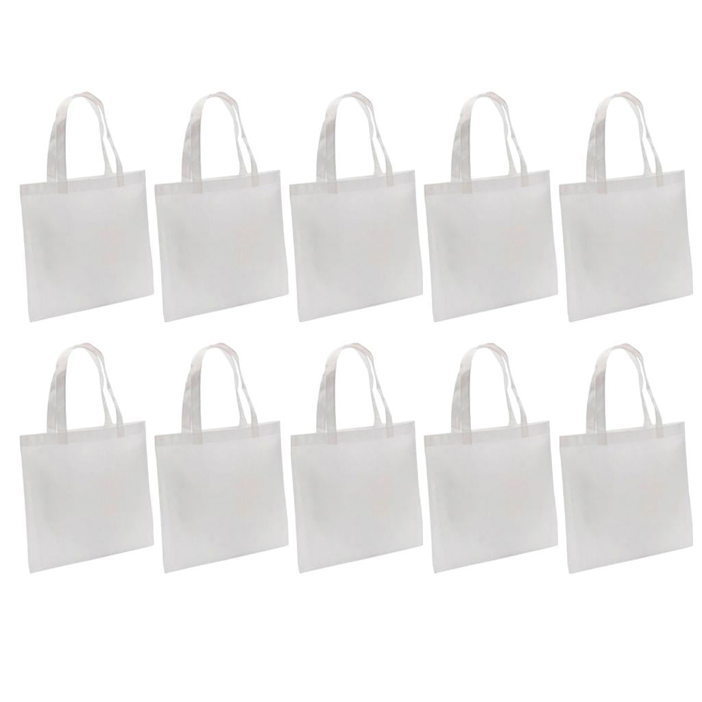  Towsnails 12 Pcs Sublimation Tote Bags Blanks Canvas Polyester  Tote Bag for Sublimation Printing - DIY Crafting, Gift, Decorating, and  Personalizing Grocery Bags, White : Arts, Crafts & Sewing
