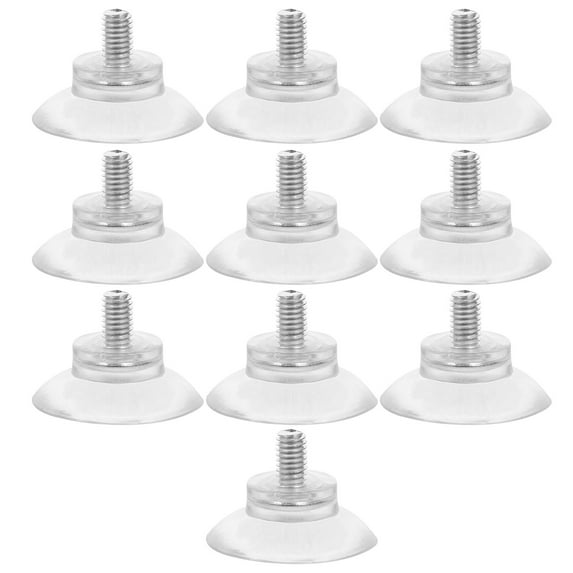 Raindrops 10pcs Suction Cup with Thread Hook Holder Universal Replacing Tools for Automotive Glass Windshield Sunshade Screen