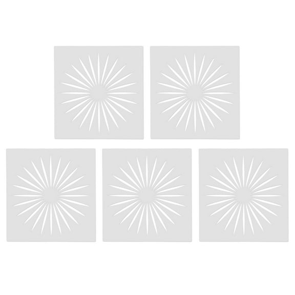 10pcs Sun Pattern Stencils for DIY Decorative Painting