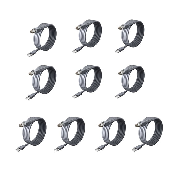 (10pcs) Symbol Ls2208 USB Cable,USB A To Cable For Symbol Ls2208ap LS1203, LS2208/AP, LS2207, LS4008I, LS4208, LS3008, LS3408, LS3408-FZ, LS4278, LS3478, LS3578 DS3578-SR, DS3508, DS2208 USB Cable 2m