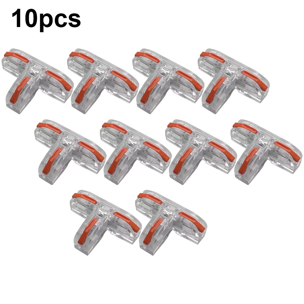 10pcs TType Wire Connector Compact TType Pushin Fast Wire Connector