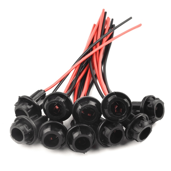 10pcs T10 Auto Car Socket Connector Extension LED Wedge Light Base 168 194