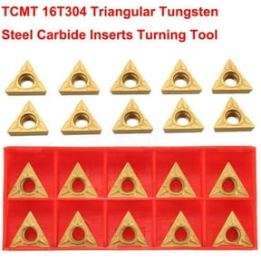 10pcs TCMT16T304 Carbide Inserts TCMT 32.51 For 1/2 Lathe-Turning-Tool