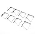 10pcs Table Cloth Clip Stainless Steel Tablecloth Clip Household Table
