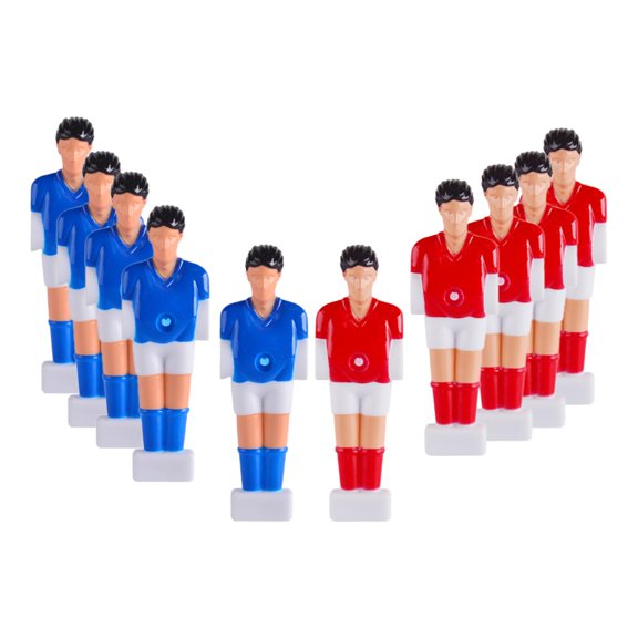10pcs Table Football Player Universal Foosball Replacement Parts 5 5 Blue Foosball Player Foosball Balls Replacement Soccer Machine Doll