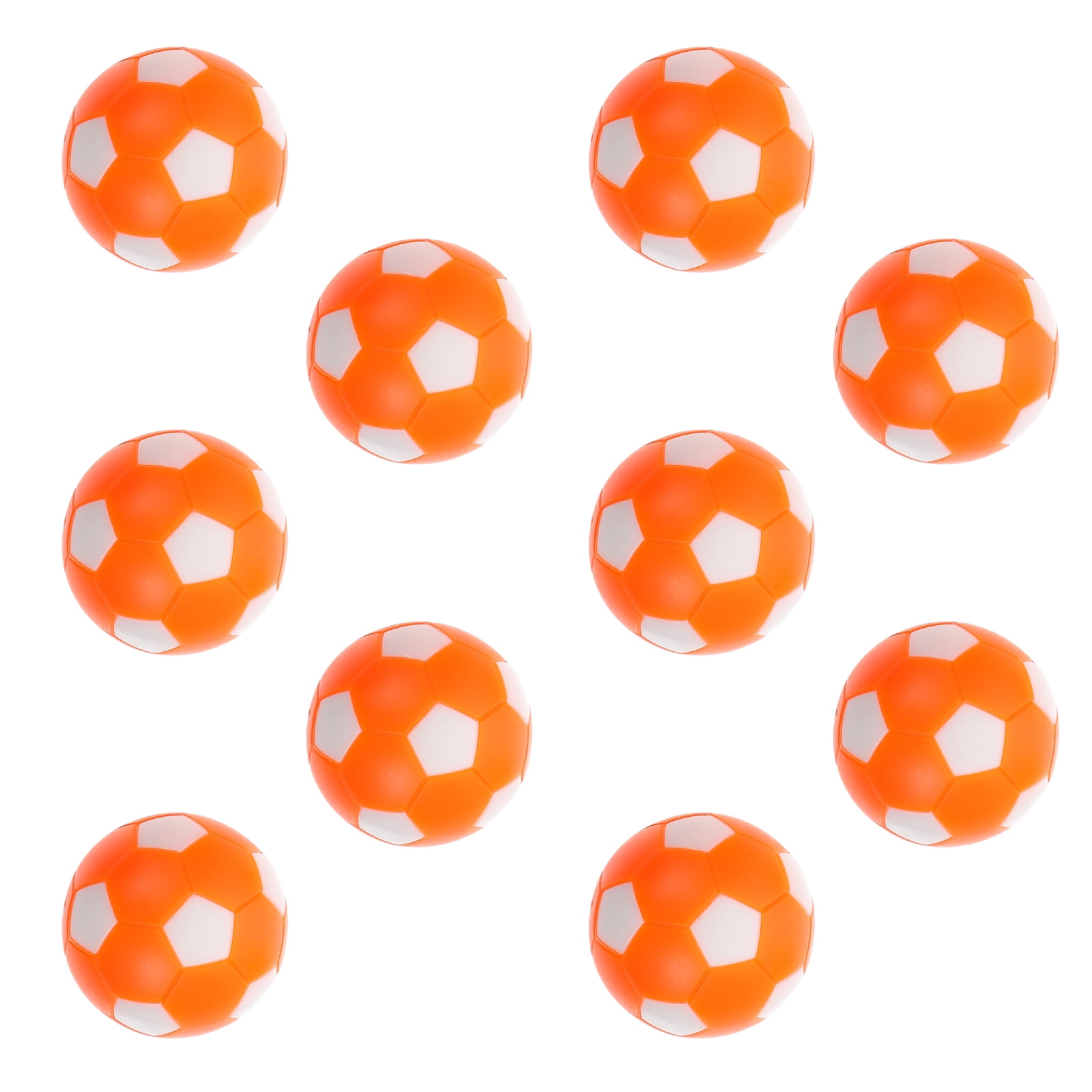 10pcs Tabletop Game Footballs Table Soccer Balls Desktop Football