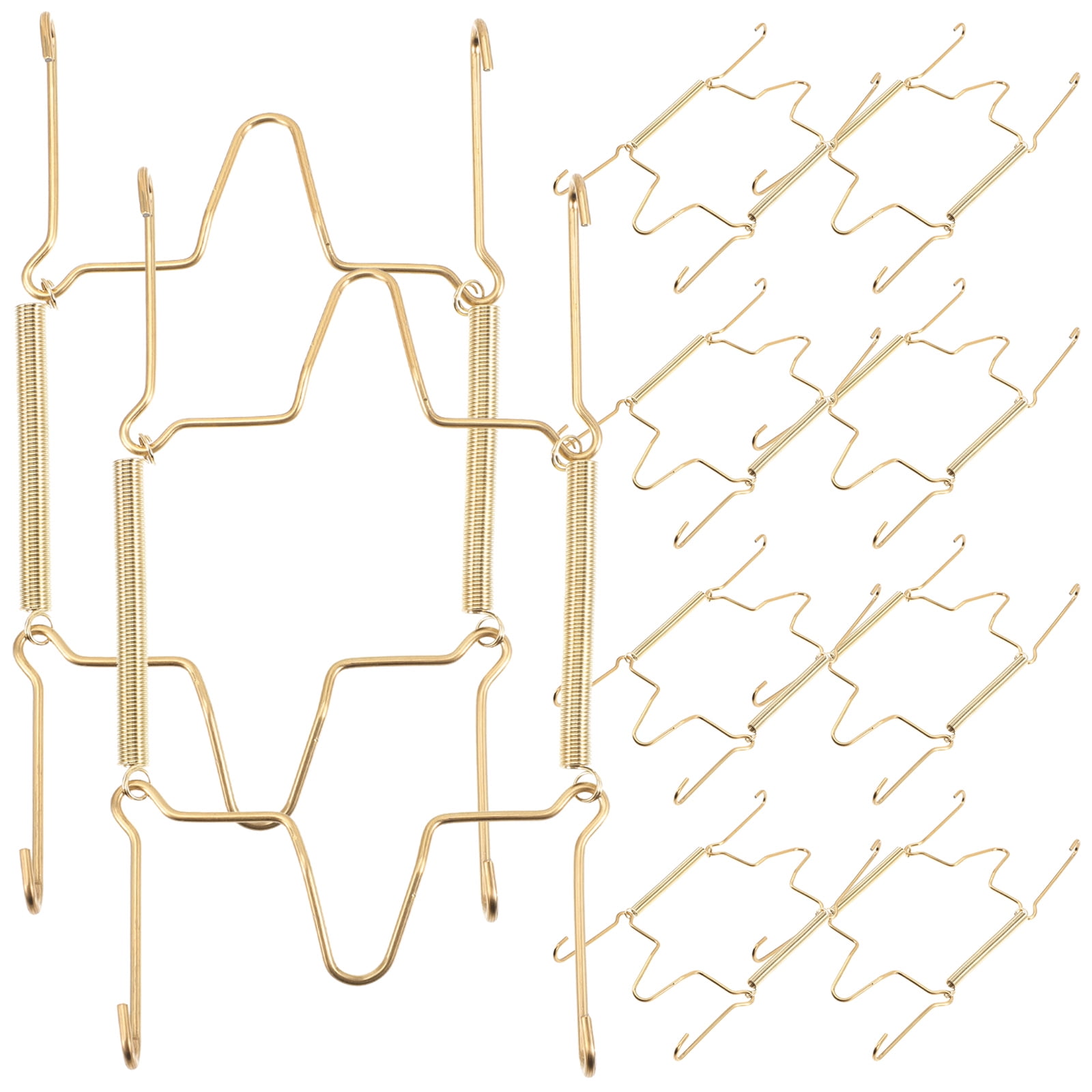 10pcs Tableware Plate Hook Wall Hanging Invisible Plate Hangers Wall Plate Hangers Set