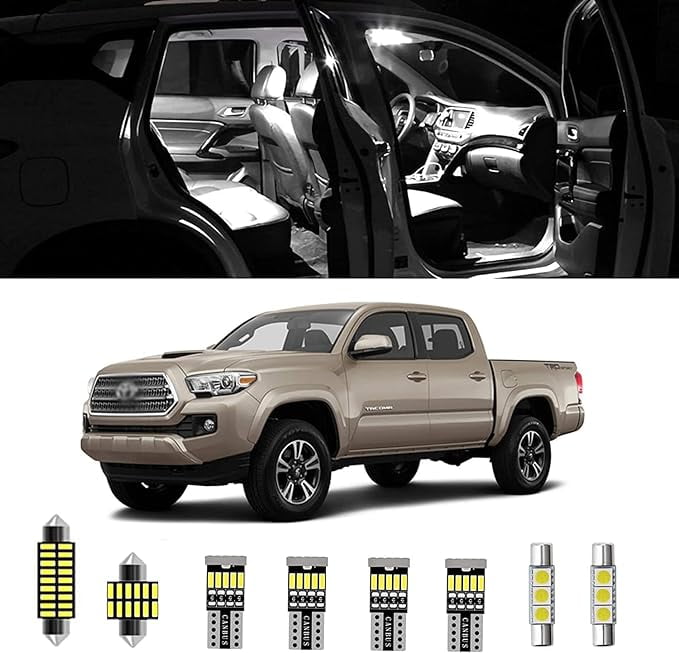 10pcs Interior LED Lights Kit Super Bright LED Map Dome Light