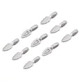 thumbnail image 1 of 10pcs Tarnish Resistant 304 Stainless Steel Glue-on Flat Pad Pendant Bails Stainless Steel color 23x7.5x6mm Hole: 7x3mm Charms, 1 of 7