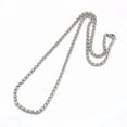 thumbnail image 1 of 10pcs Tarnish Resistant 304 Stainless Steel Wheat Chain Necklace Making Stainless Steel color 19.88 inch(50.5cm) 4mm, 1 of 3