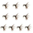 thumbnail image 1 of 10pcs Tenkara Fly Fishing Flies, 10mm Fishing Lures Flies Set, 1 of 9