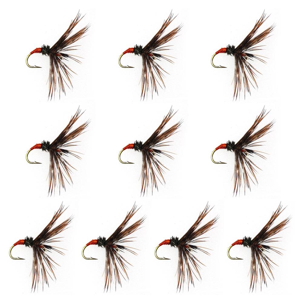 10pcs Tenkara Fly Fishing Flies 10mm