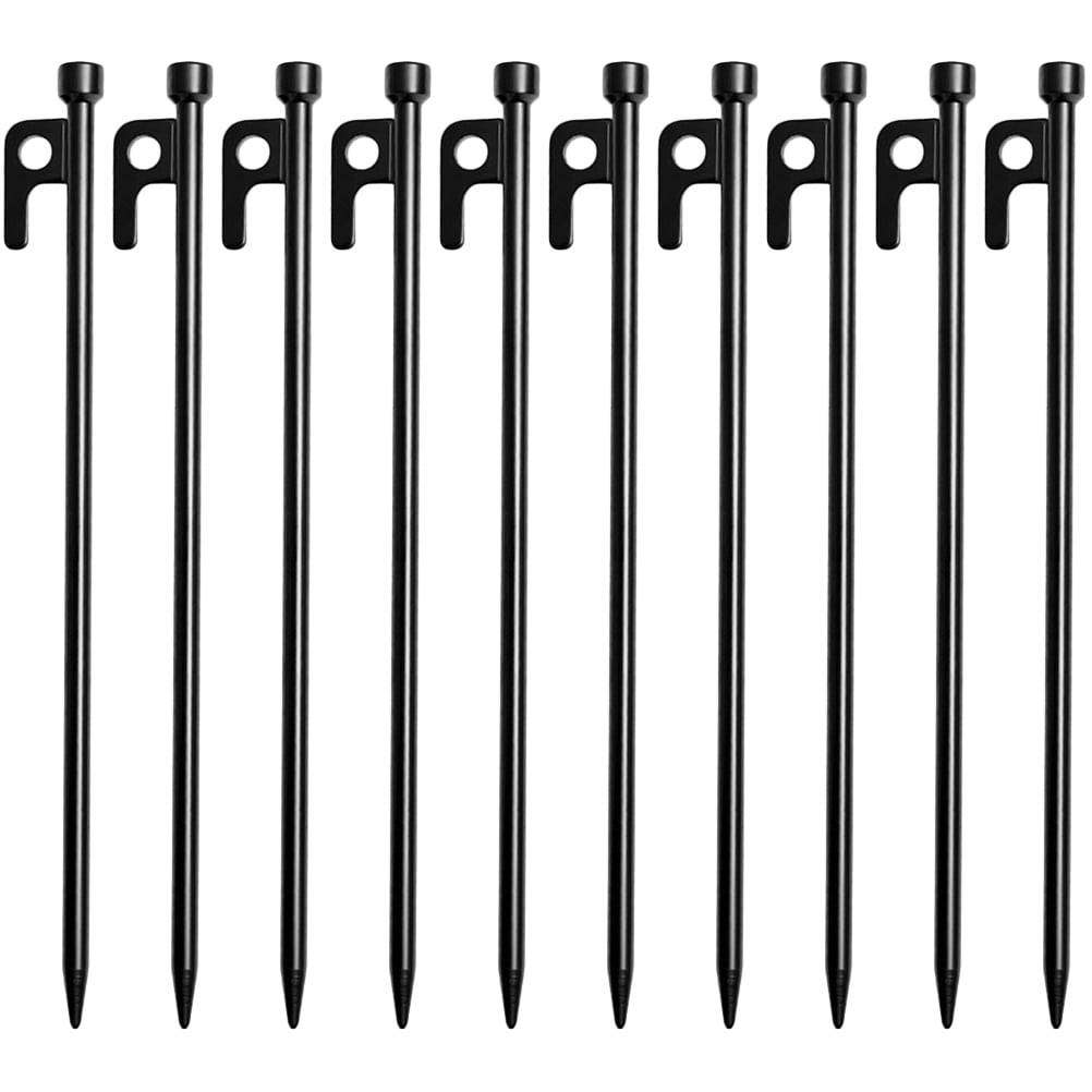 10pcs Tent Ground Nails Metal Tent Stakes Metal Tent Pegs Camping Tent