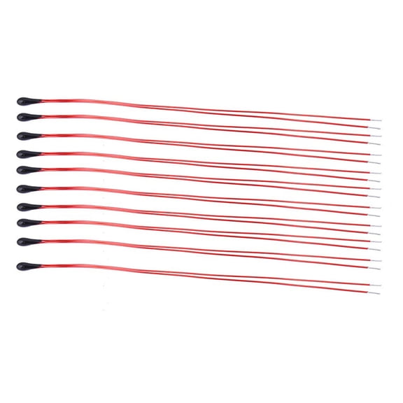 10pcs Thermistor Resistors with Small Designs Enameled Wire Thermistor Upgrades for Accurate Temperature Senses