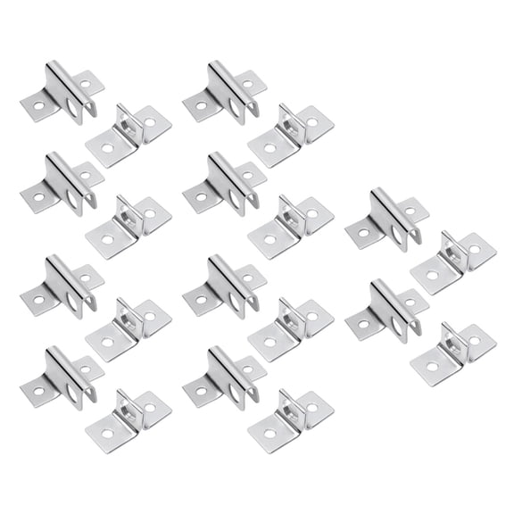 10pcs Thicken Locker Padlock Hasp Wardrobe Security Door Gate Bolts Cold Rolled Steels Door Hasps Latches Door Hardware