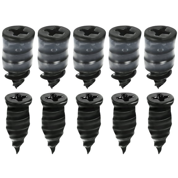 10pcs Tire Repair Rubber Nail Fast Tool Self-Service Tire Puncture Repair Tubeless Nails for Car Truck with Storage Box