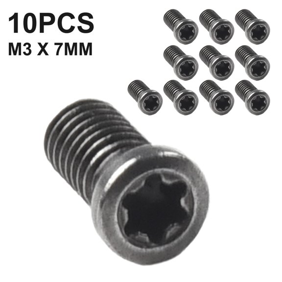 10pcs Torx Screws For Lathe Tools With Carbide Inserts M2 M2.5 M3 M3.5 M5 Replacement Household Office CNC Lathe Tools Parts