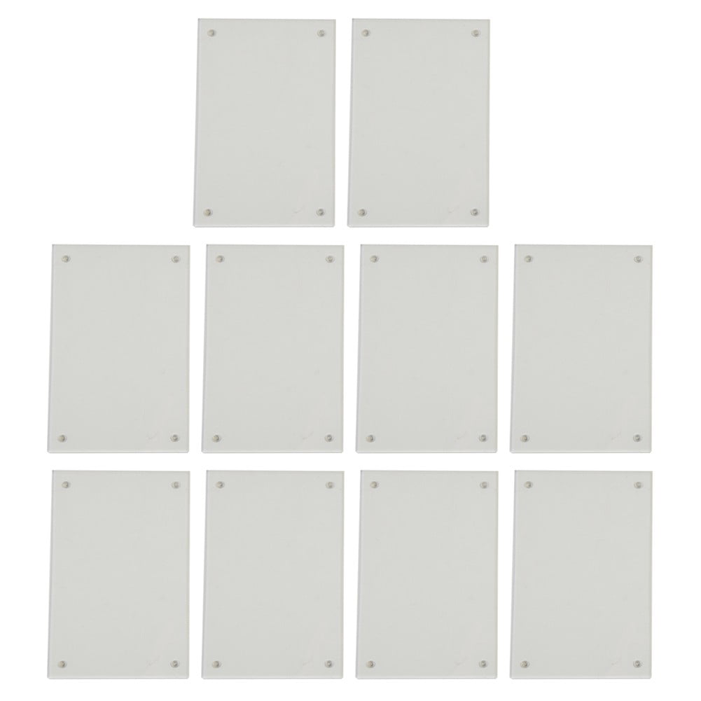 Magnetic Acrylic Picture Frame Set - Transparent Double-Sided Photo Display Stand (9x13 Cm) - View #11