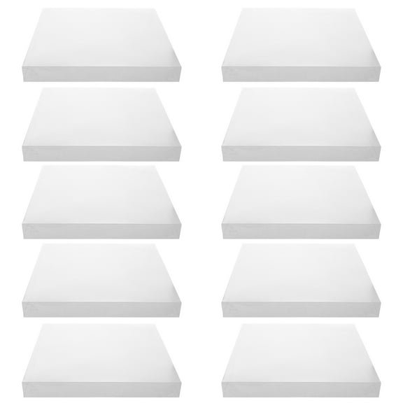 FONDOTIN Clear Cake Lid, Pet Material, Reliable Seal, Keeps Food Fresh 10Pcs