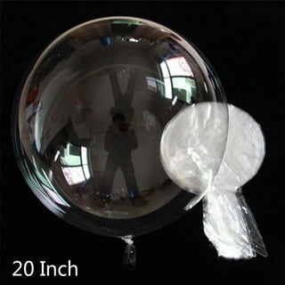  40 Pack Large Clear Balloons for Stuffing Pre Stretched Extra  Wide Mouth Bobo Balloons Fillable Helium Transparent Balloon for Baby  Shower Birthday Christmas Wedding Party (21 Inch Inflated) : Toys & Games