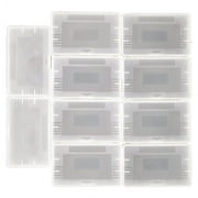 10pcs Transparent Clear Protective Anti Dust Cover Cartridge Game Case Box for Game Boy Advance Holder Storage