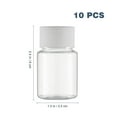 10pcs Travel Size Plastic Bottles Empty Small Vials Screw Lid