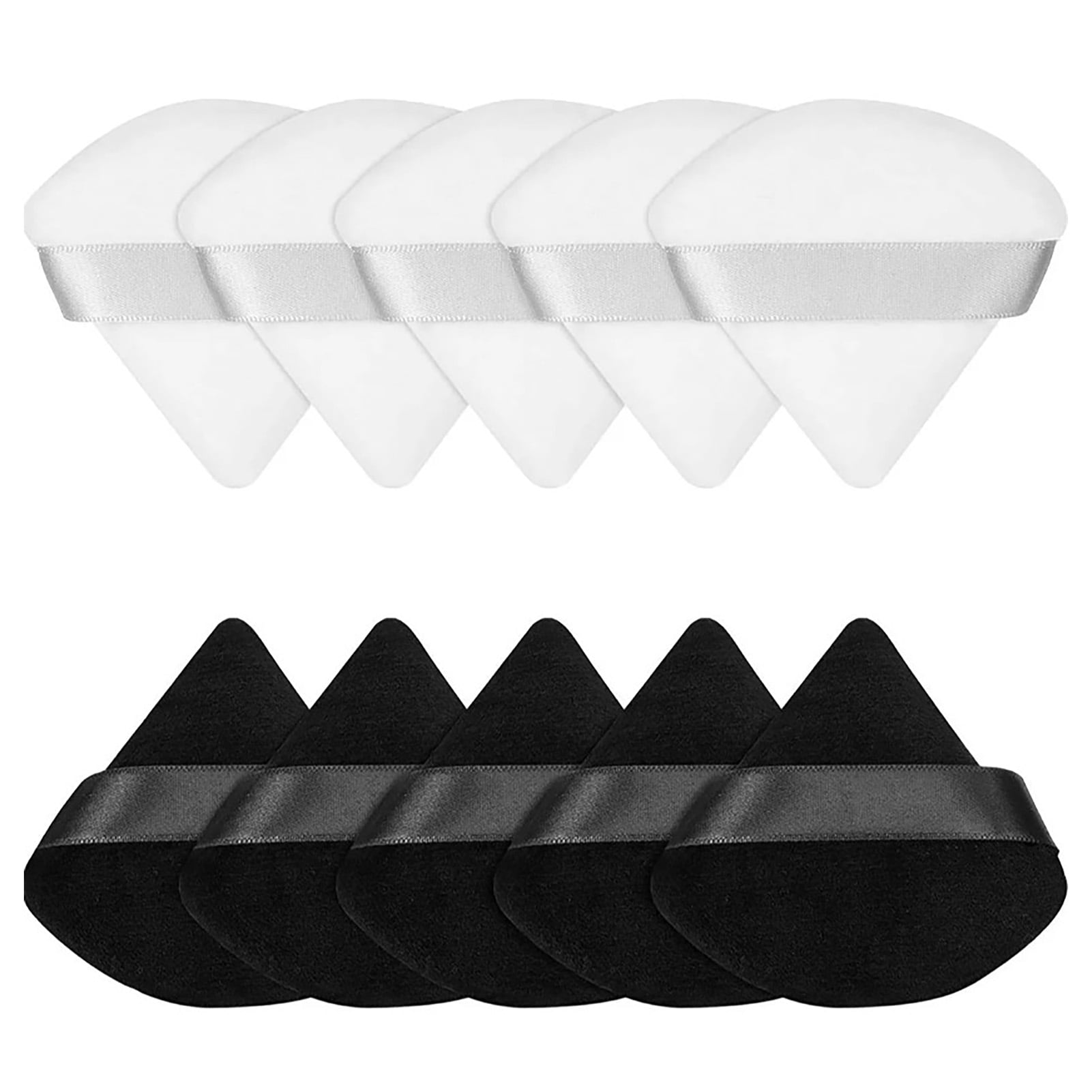 10pcs Triangles Powder Puffs Sponge Face Makeup Puff for Loose Powder Foundation Cosmetic Tool