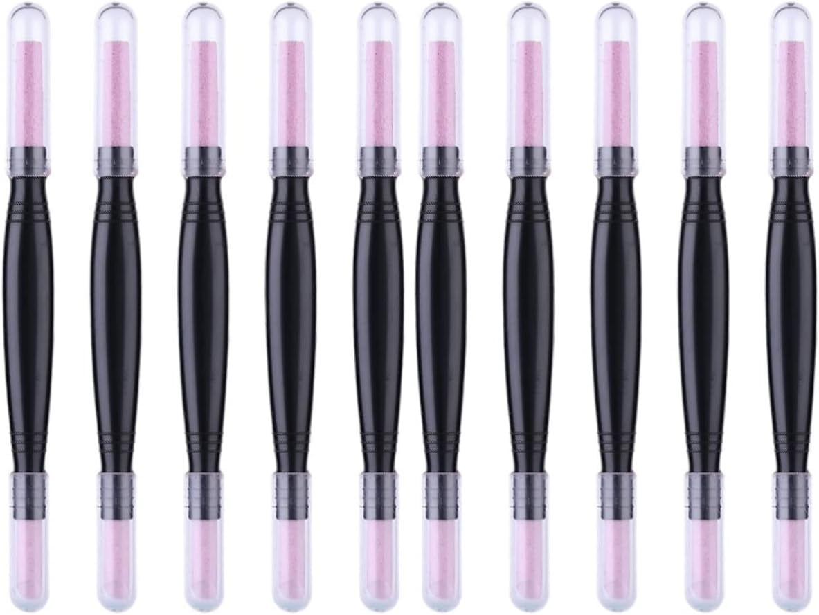 10pcs Trimmer DoubleHeaded Buffer Toenail Dead Polisher Double Peeling