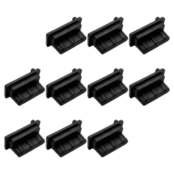 10pcs USB Port Cover Flexible USB Interfaces Dustproof Cap Silicone Protectors for Electronic Devices Dust Plugs